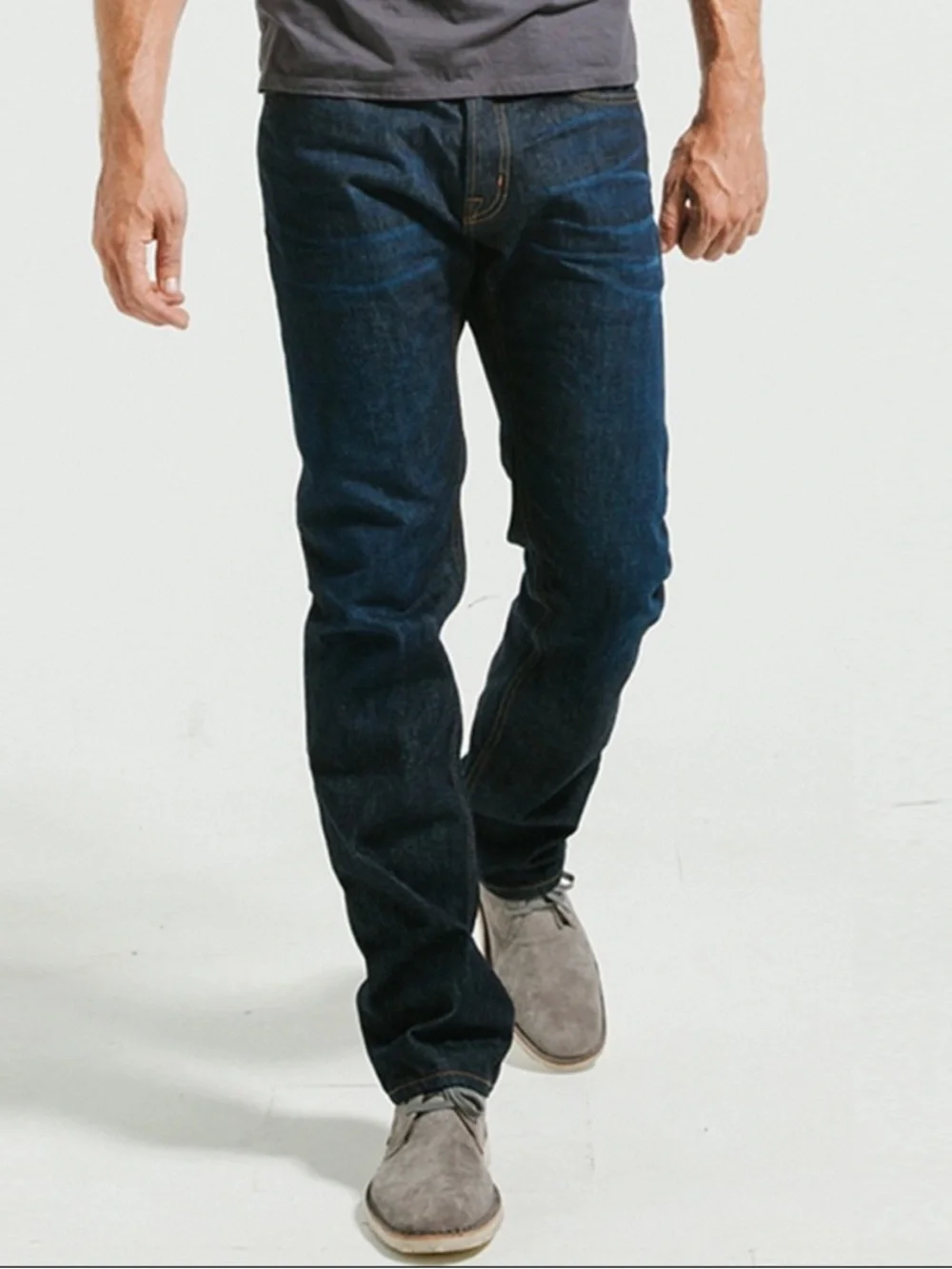 💙Bon Jovi Hart n Dagger Dark Wash Straight Leg Jeans • 100% Cotton • USA Made👖